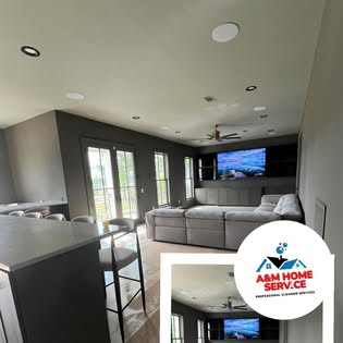 Sala y cocina impecables